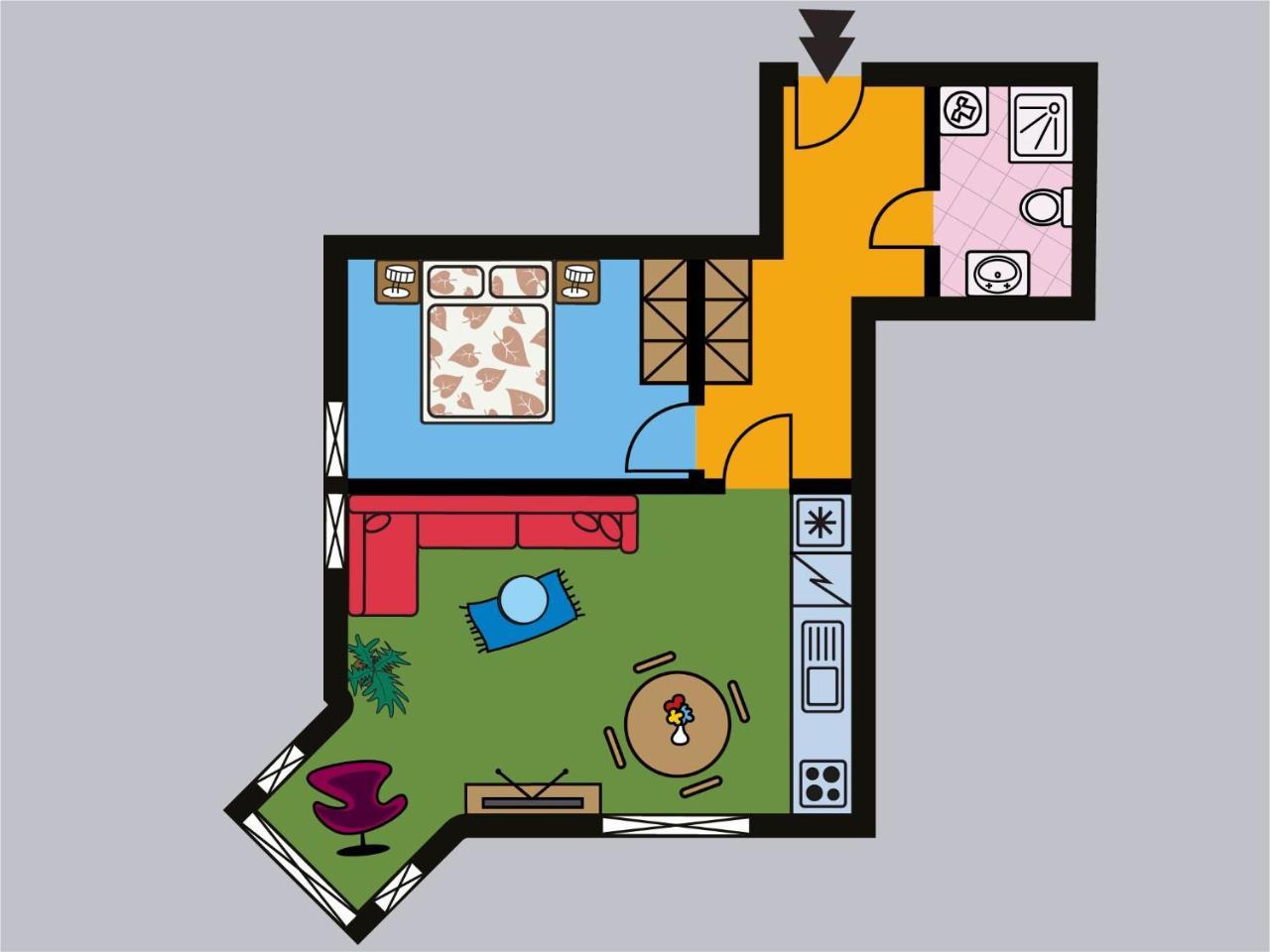 Apartmán Masarykova N°30 Brno Pokoj fotografie